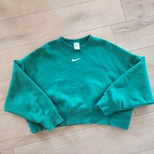 Nike True Green Cropped Sweatshirt